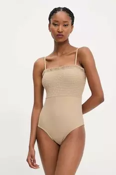 Цельный купальник Answear.Lab, бежевый