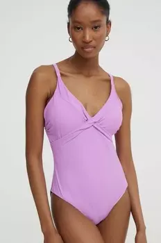 Цельный купальник Answear Lab, фиолетовый