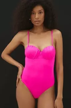Цельный купальник Answear Lab, розовый
