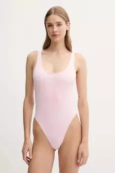 Цельный купальник Armani Exchange, розовый