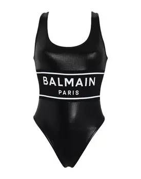 Цельный купальник Balmain, черный