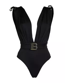 Цельный купальник Balmain, черный