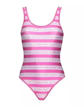 Цельный купальник Balmain, пурпурный