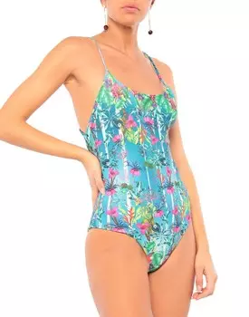 Цельный купальник Black Coral, бирюзовый