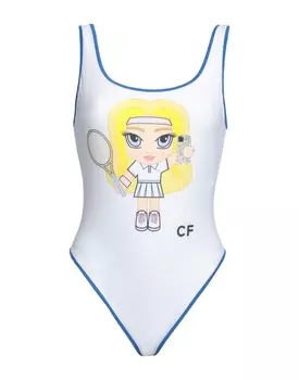 Цельный купальник Chiara Ferragni, белый