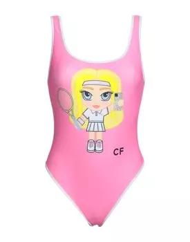 Цельный купальник Chiara Ferragni, фуксия