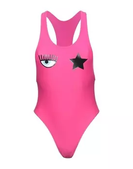 Цельный купальник Chiara Ferragni, фуксия