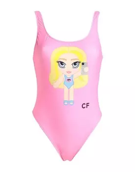 Цельный купальник Chiara Ferragni, фуксия