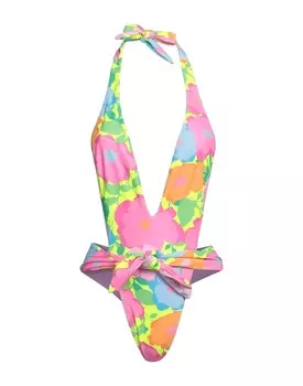 Цельный купальник Chiara Ferragni, розовый