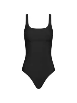 Цельный купальник Corallium Piper с круглым вырезом Bondi Born, черный