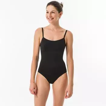 Цельный купальник Decathlon Cloe с регулируемой спиной X или U-образной формы Olaian, черный