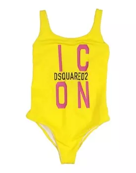 Цельный купальник Dsquared2, желтый
