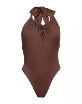 Цельный купальник Federica Tosi, коричневый
