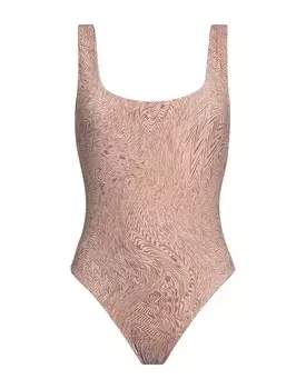 Цельный купальник Federica Tosi, светло-коричневый