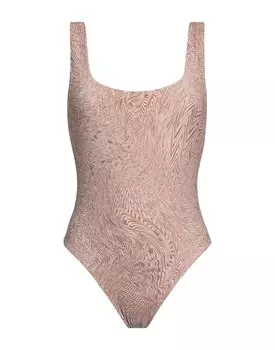 Цельный купальник Federica Tosi, светло-коричневый