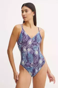 Цельный купальник FILE Vilebrequin, фиолетовый