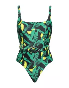 Цельный купальник Ganni, черный