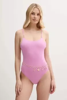 Цельный купальник Guess, розовый