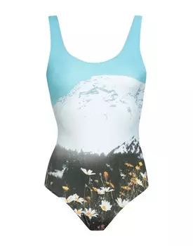 Цельный купальник Jil Sander, бирюзовый