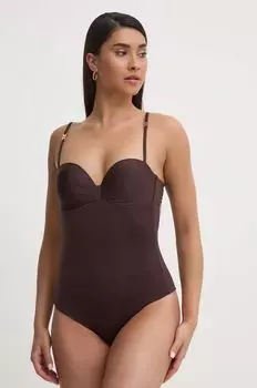 Цельный купальник Max Mara Beachwear, коричневый