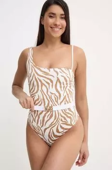 Цельный купальник Max Mara Beachwear, бежевый