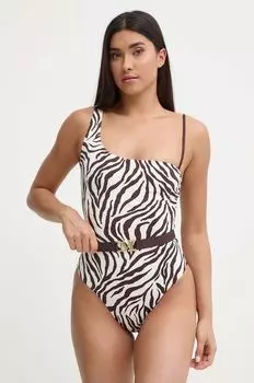 Цельный купальник Max Mara Beachwear, коричневый