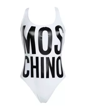 Цельный купальник Moschino, белый