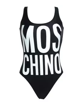 Цельный купальник Moschino, черный