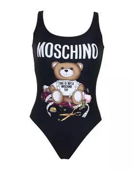 Цельный купальник Moschino, черный