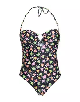 Цельный купальник Moschino, черный