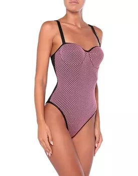 Цельный купальник Moschino, фуксия