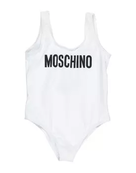 Цельный купальник Moschino Kid, белый