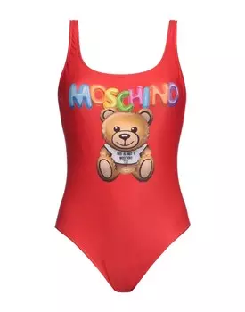 Цельный купальник Moschino, красный