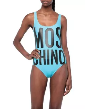 Цельный купальник Moschino, лазурный