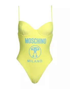 Цельный купальник Moschino, желтый