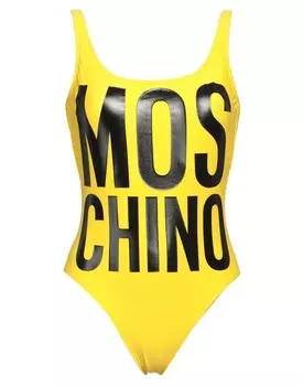 Цельный купальник Moschino, желтый
