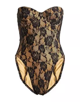 Цельный купальник Norma Kamali, черный