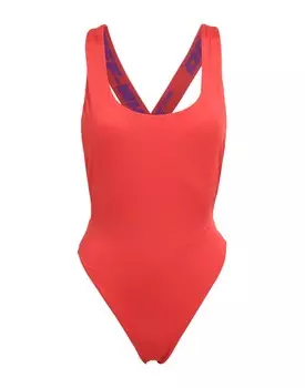 Цельный купальник Off, красный