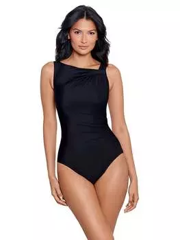 Цельный купальник Rock Solid Avra Miraclesuit, черный