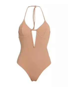 Цельный купальник Smmr, бежевый