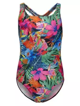 Цельный купальник Speedo DIGI ALV MED JF, разноцветный