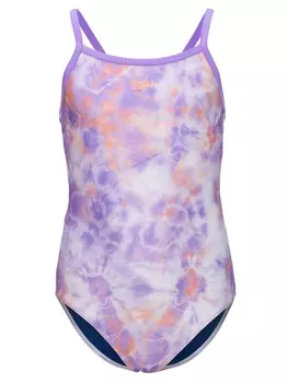 Цельный купальник Speedo GIRLS PRINTED THINSTRAP MUSCLEBACK, разноцветный