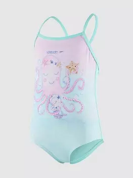 Цельный купальник Speedo TRSP 1PCE IF, зеленый