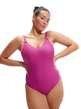 Цельный купальник Speedo WOMENS SHAPING STRAPPY, розовый