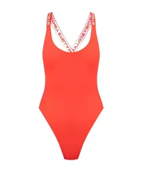Цельный купальник Stella Mccartney, красный
