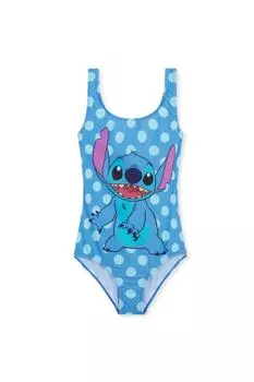 Цельный купальник Stitch Disney, синий