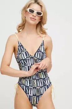 Цельный купальник Tommy Jeans, мультиколор
