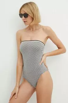 Цельный купальник United Colors of Benetton, черный