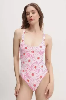 Цельный купальник United Colors of Benetton, розовый