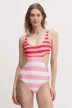 Цельный купальник United Colors of Benetton, розовый